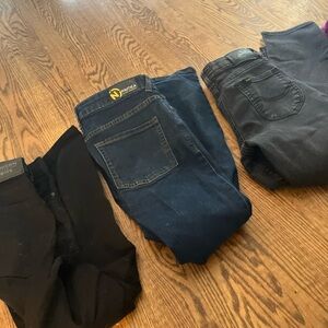 Boys Size 12 Skinny Jeans Lot Lee Nautica Levi